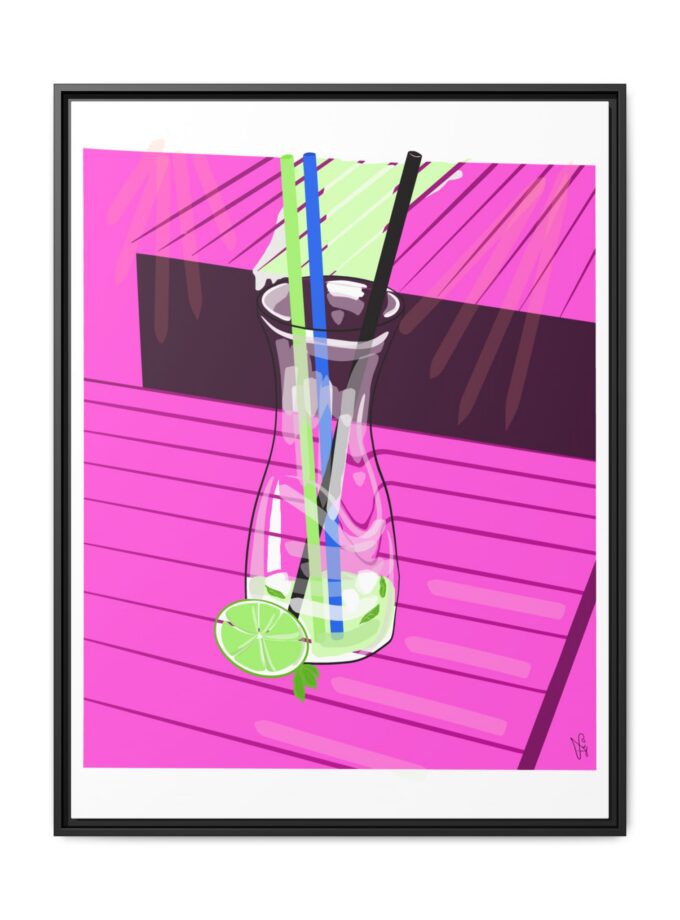 Mojito In Starigrad Canvas, Framed