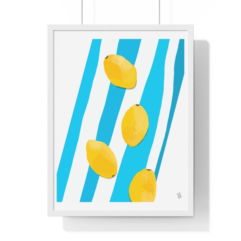 Lemon Water Poster, Framed - Image 10