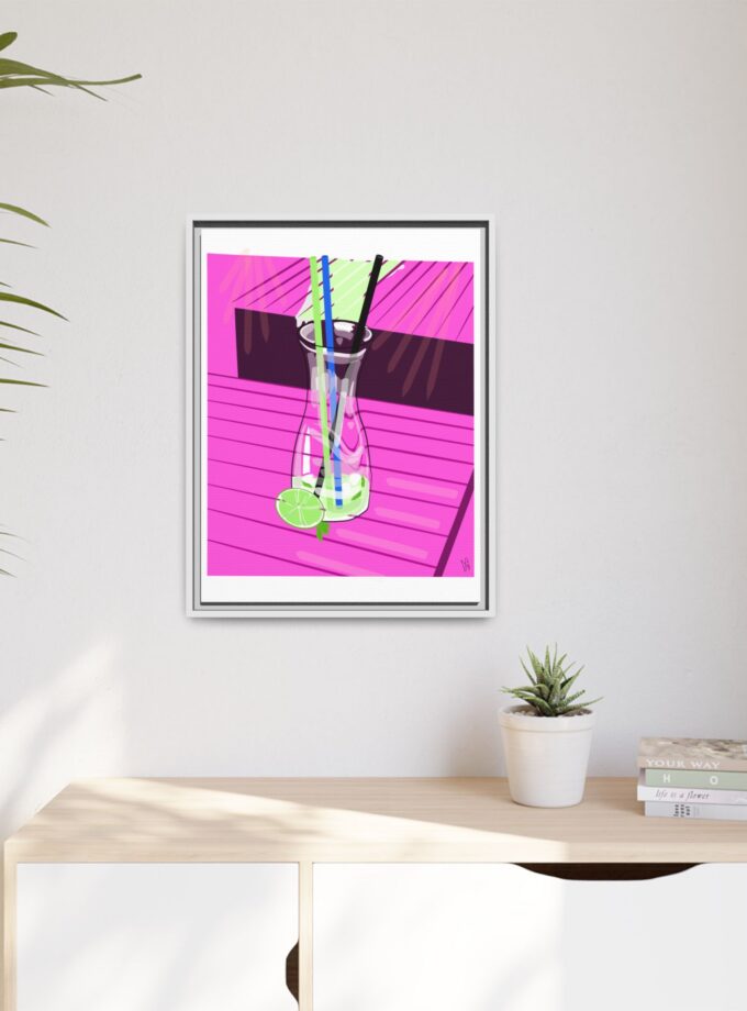 Mojito In Starigrad Canvas, Framed