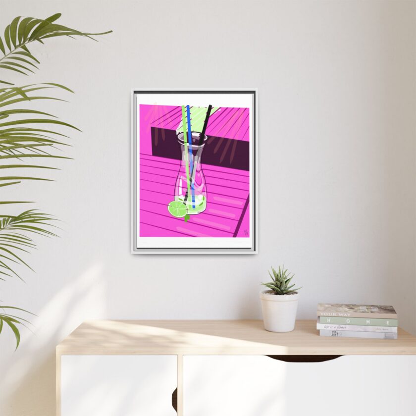 Mojito In Starigrad Canvas, Framed - Image 51