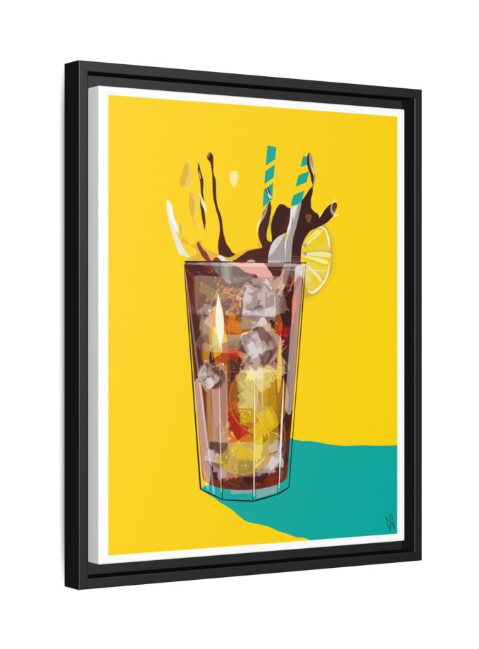 Splash Canvas, Framed