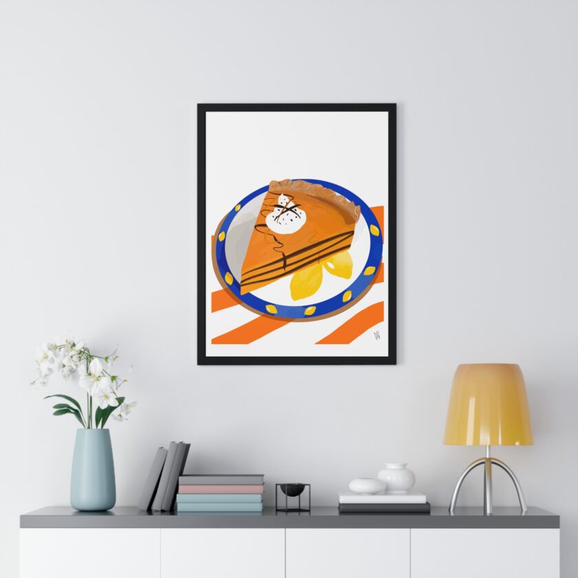 Pumpkin Pie Poster, Framed - Image 8