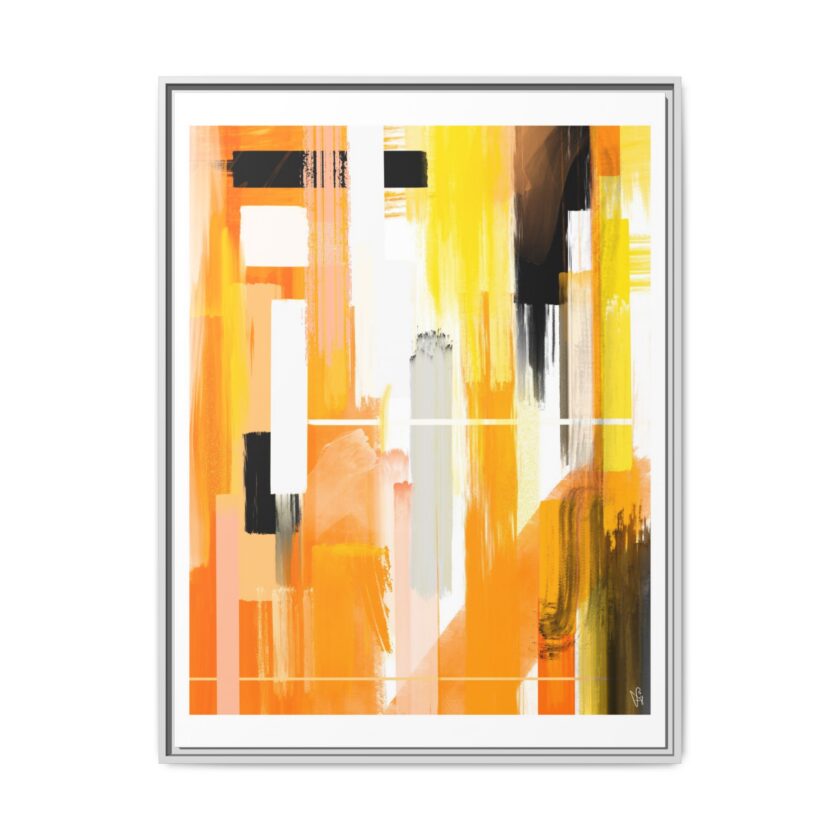 Liquid Gold Canvas, Framed - Image 57