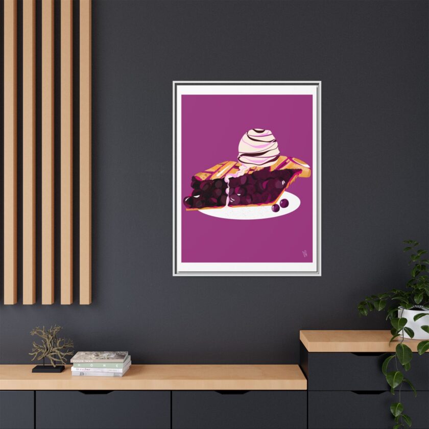 Blueberry Pie Canvas, Framed - Image 60