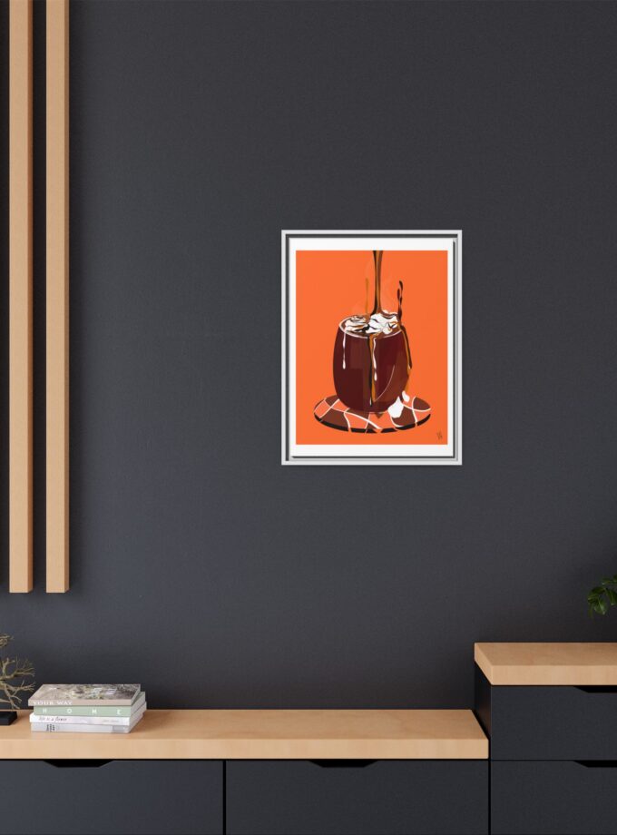 Hot Chocolate Canvas, Framed