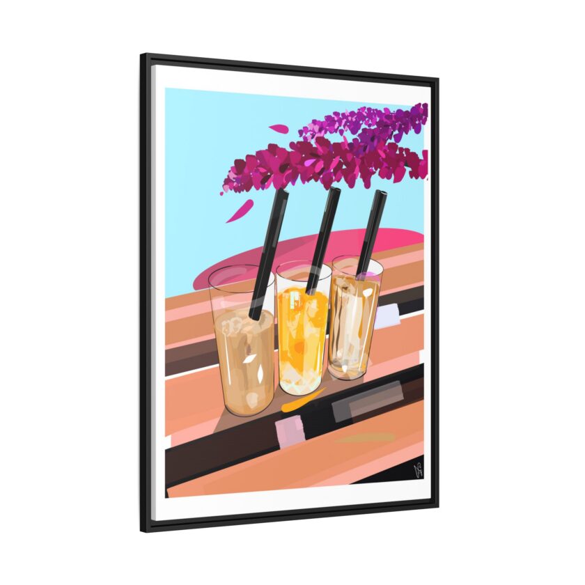 Under The Bugenvilija Canvas, Framed - Image 18