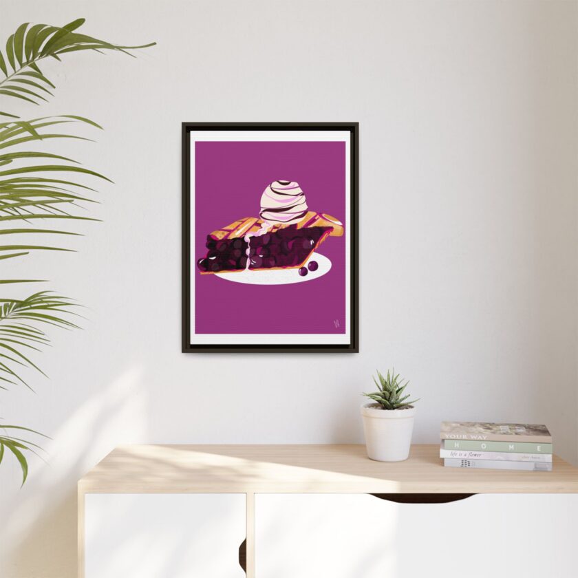 Blueberry Pie Canvas, Framed - Image 47
