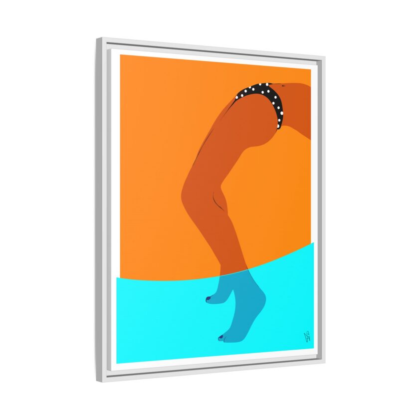 Pool Bridge Canvas, Framed - Image 70