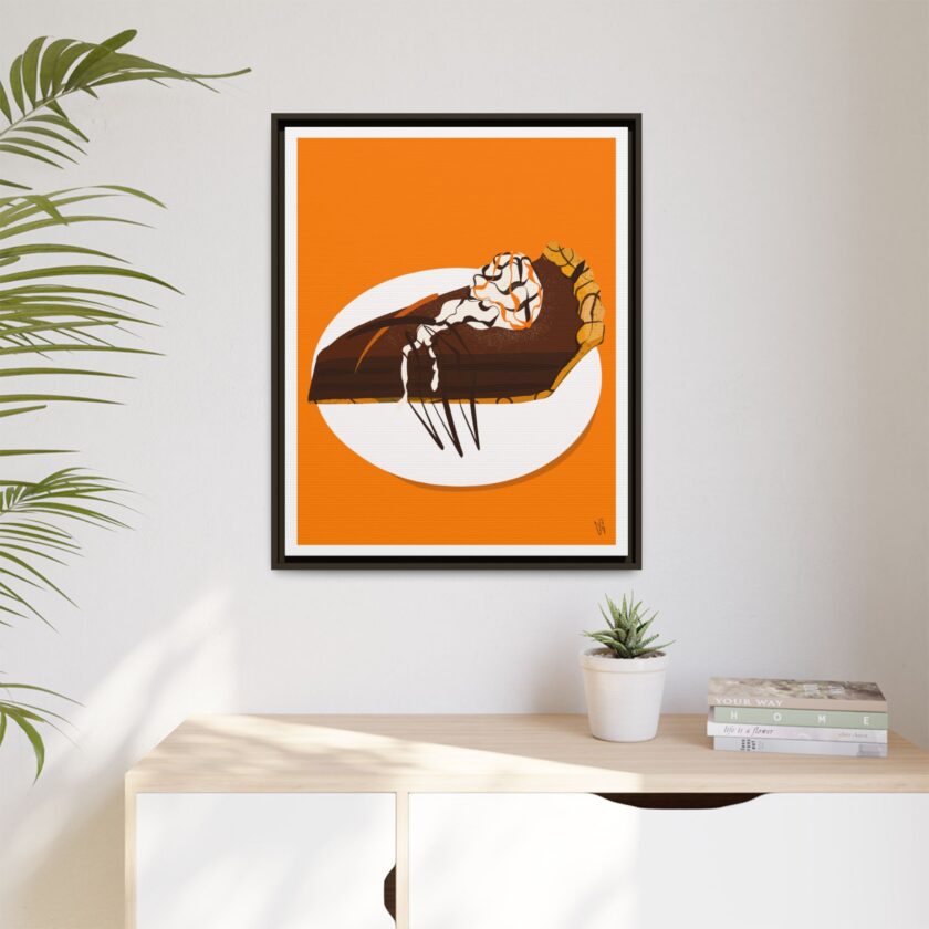 Chocolate Pie Canvas, Framed - Image 67