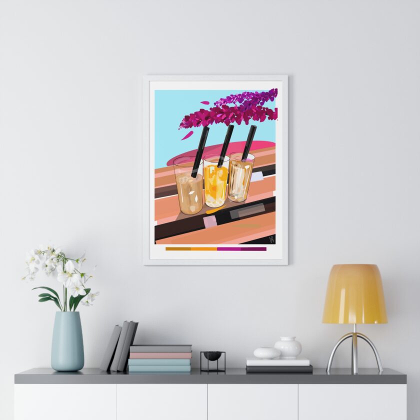 Under The Bugenvilija Poster, Framed - Image 11