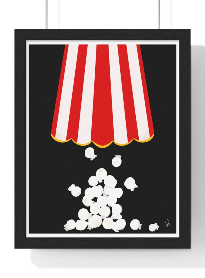 Let's Stay In Poster, Framed