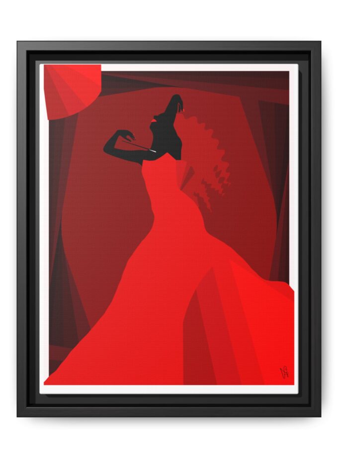 Teatrica Canvas, Framed