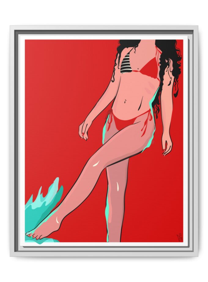 Budva Canvas, Framed