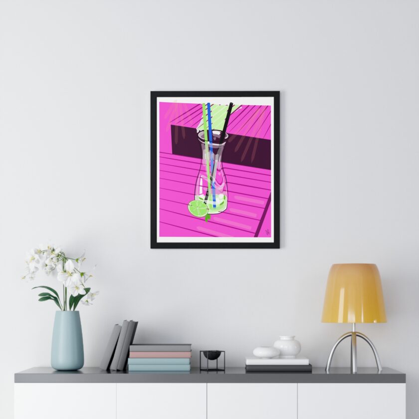 Mojito In Starigrad Poster, Framed - Image 20