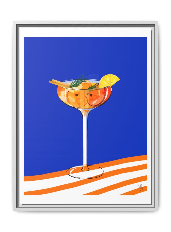 Apple Cider Canvas, Framed