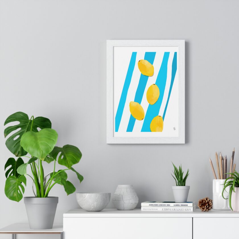 Lemon Water Poster, Framed - Image 17
