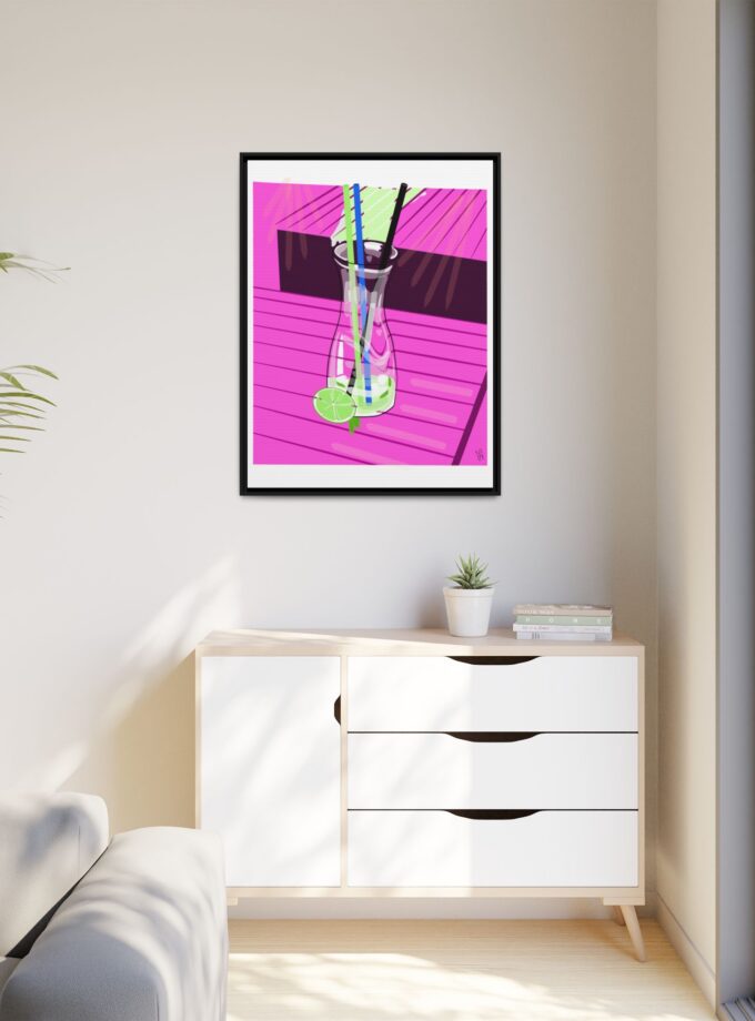 Mojito In Starigrad Canvas, Framed