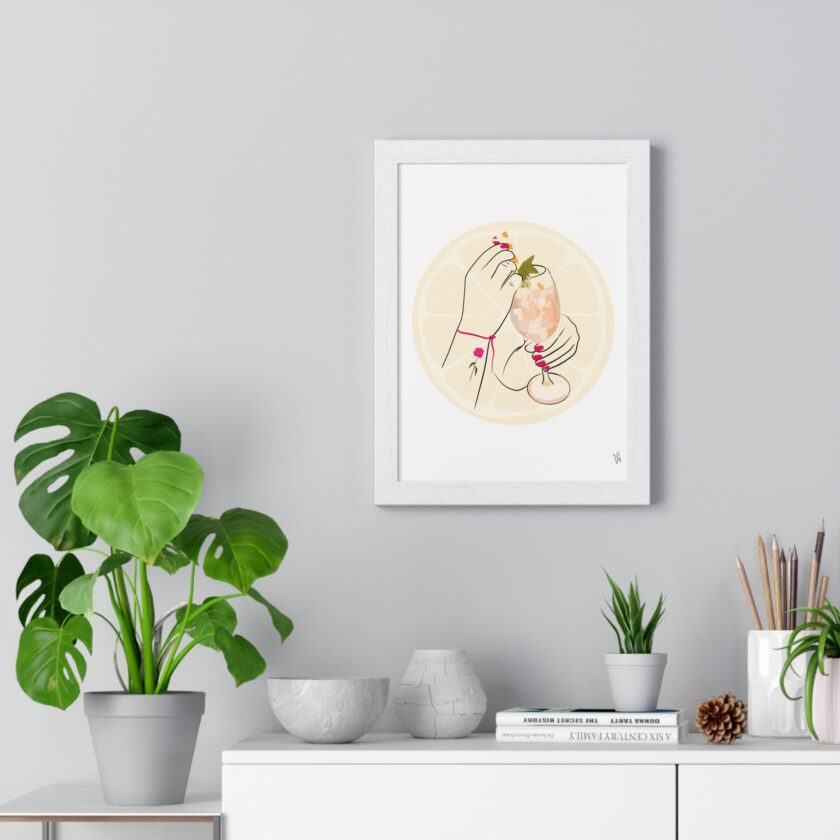 A Toast To Friendship Poster, Framed - Image 17