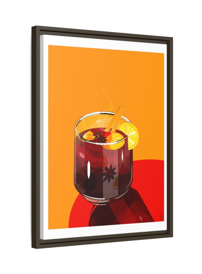 Mulled Wine Canvas, Framed