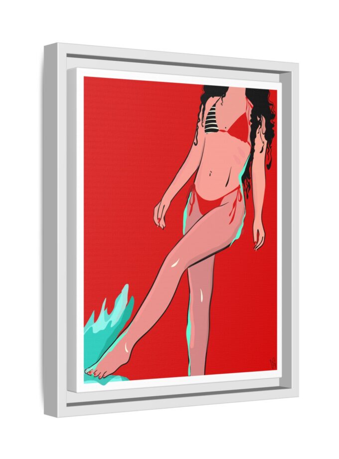 Budva Canvas, Framed