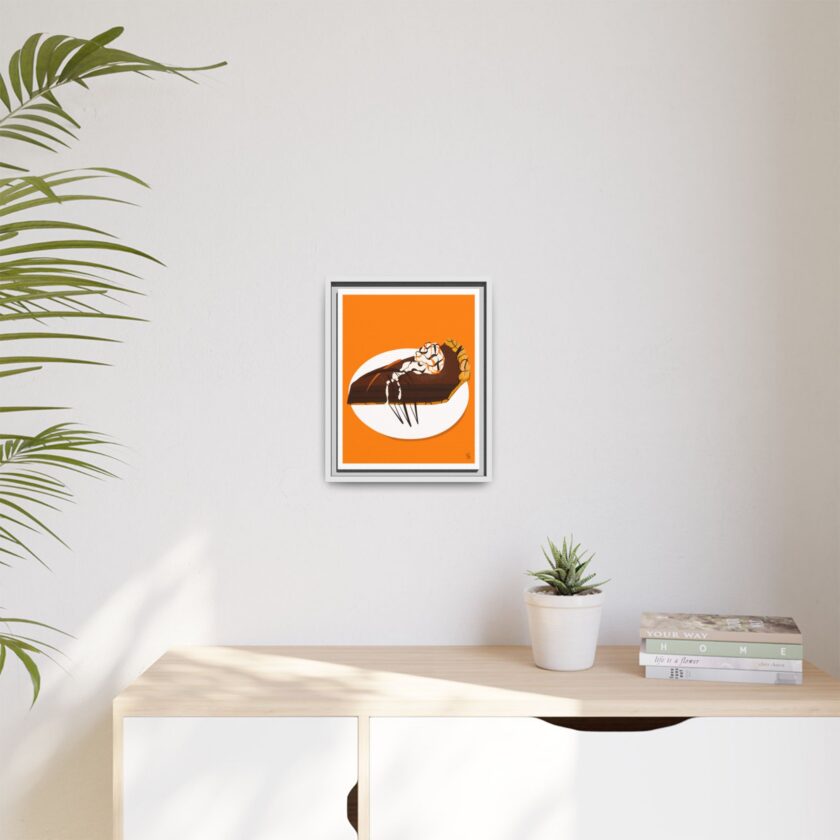 Chocolate Pie Canvas, Framed - Image 27