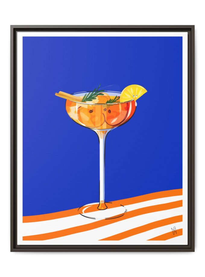 Apple Cider Canvas, Framed