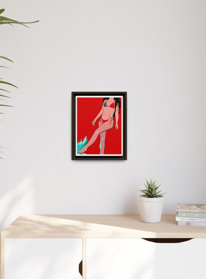 Budva Canvas, Framed