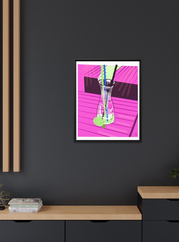 Mojito In Starigrad Canvas, Framed