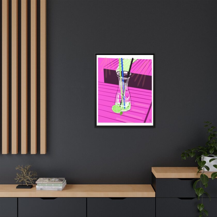 Mojito In Starigrad Canvas, Framed - Image 64