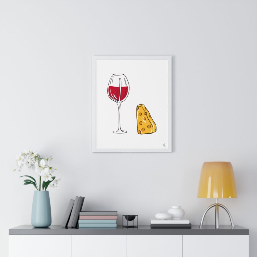 Girl Dinner Poster, Framed - Image 23