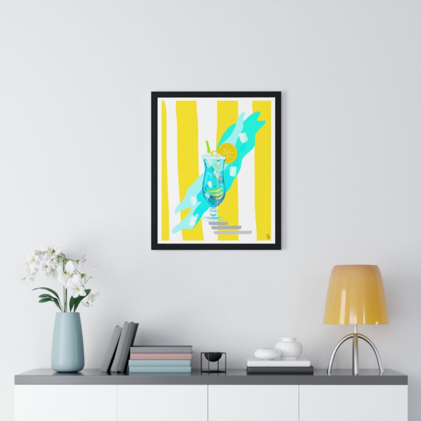 Blue Lagoon Poster, Framed - Image 20