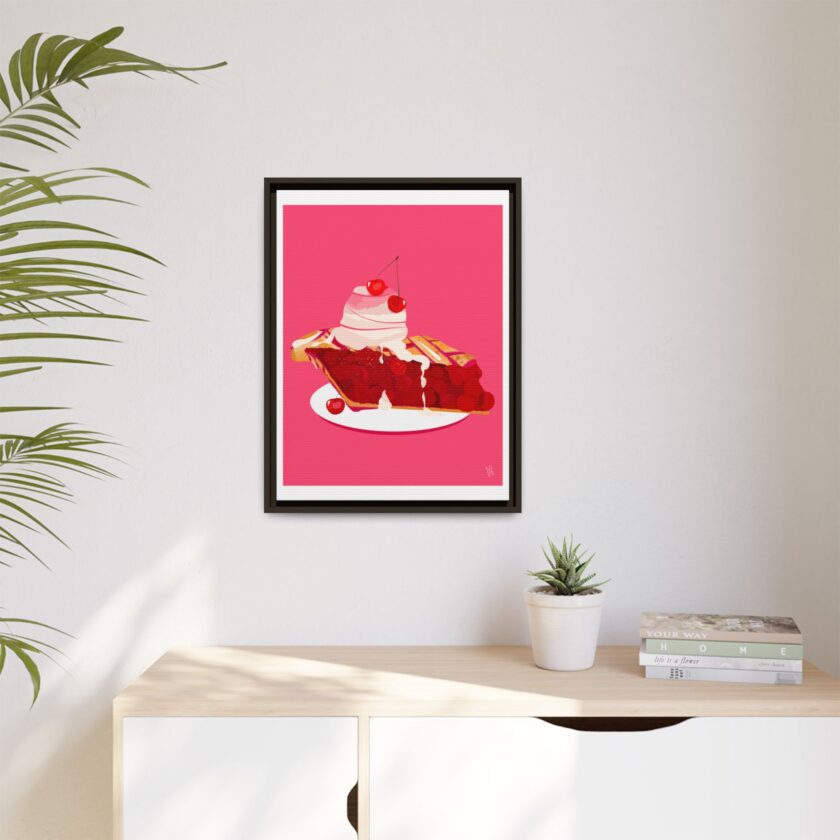 Cherry Pie Canvas, Framed - Image 47