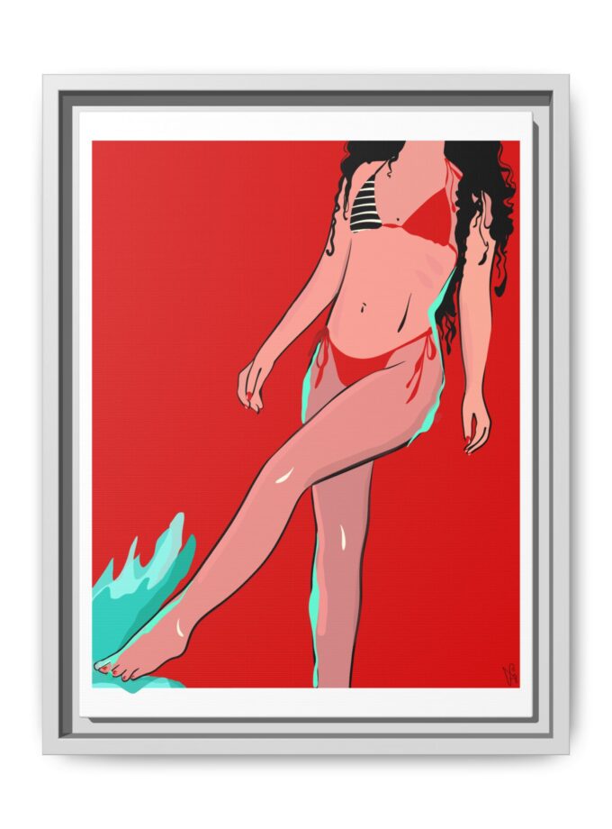 Budva Canvas, Framed