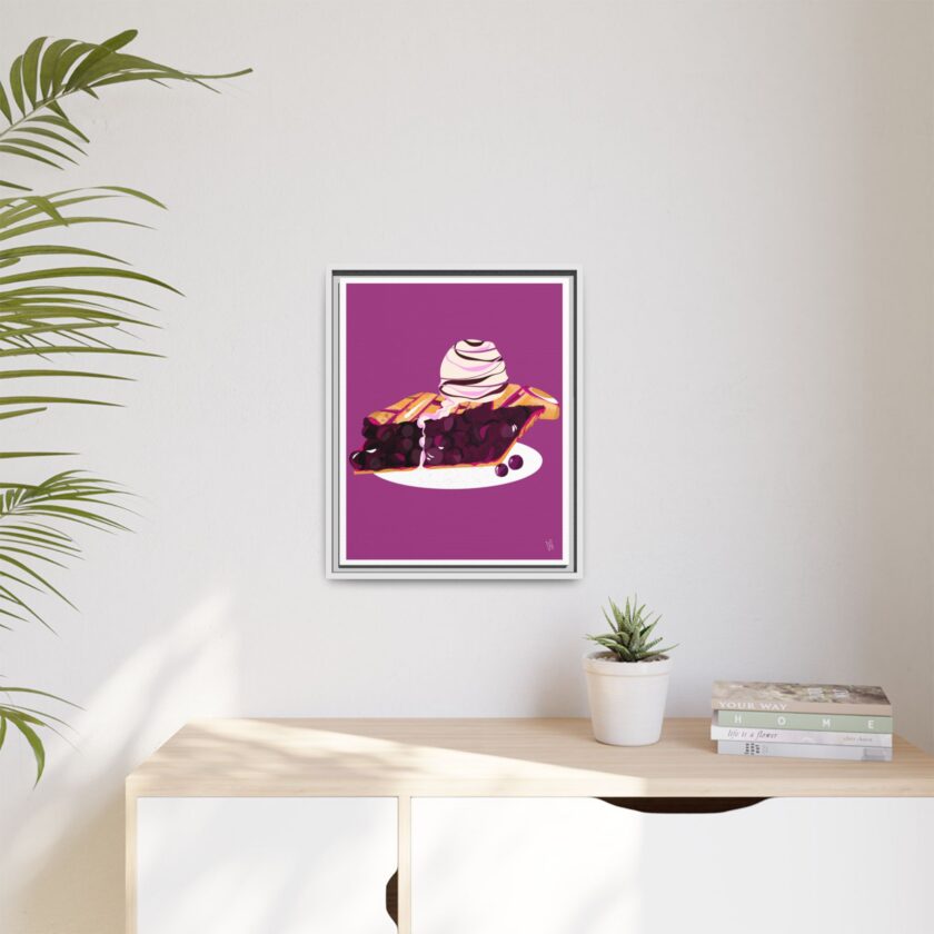 Blueberry Pie Canvas, Framed - Image 43