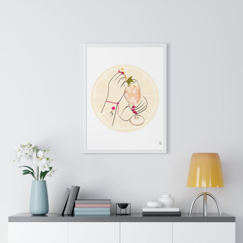A Toast To Friendship Poster, Framed - Image 11