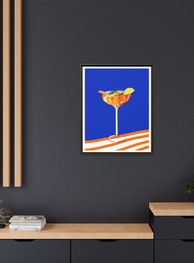 Apple Cider Canvas, Framed