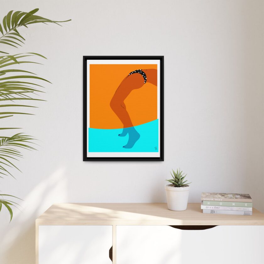 Pool Bridge Canvas, Framed - Image 15