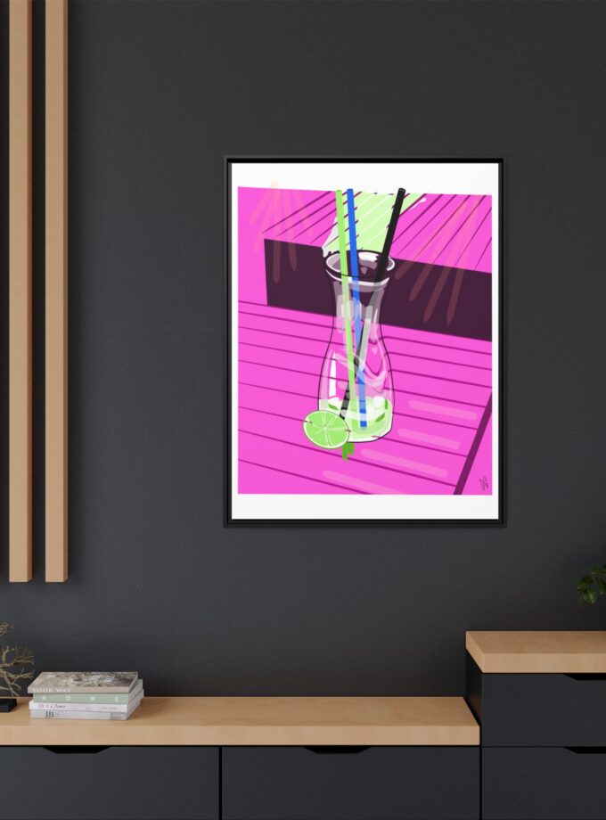 Mojito In Starigrad Canvas, Framed