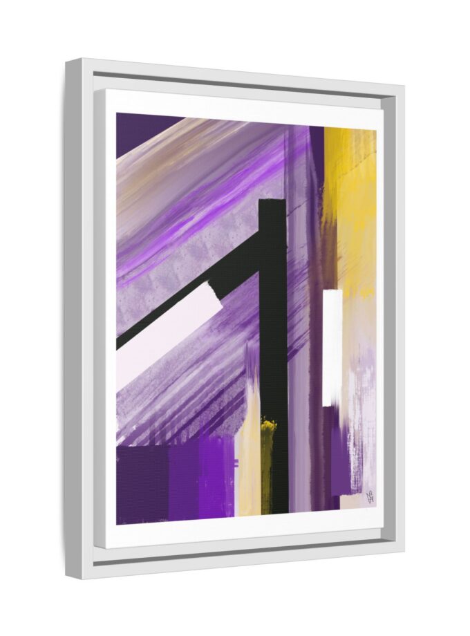 Lilac Canvas, Framed