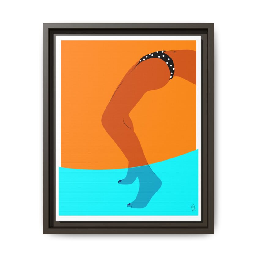 Pool Bridge Canvas, Framed - Image 21