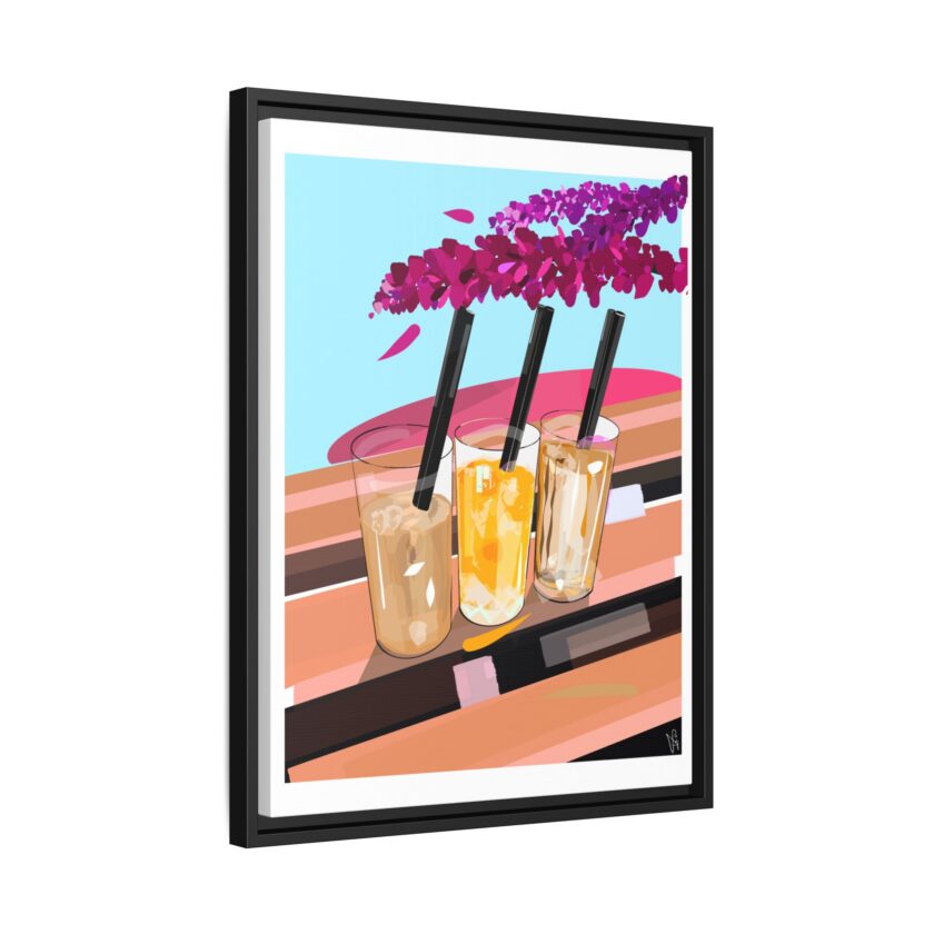 Under The Bugenvilija Canvas, Framed - Image 14