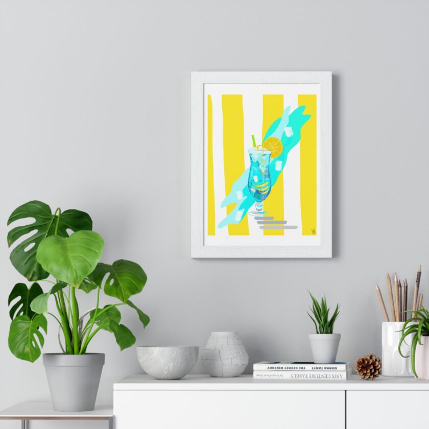 Blue Lagoon Poster, Framed - Image 17