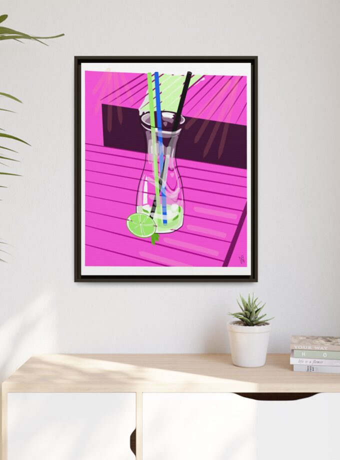 Mojito In Starigrad Canvas, Framed