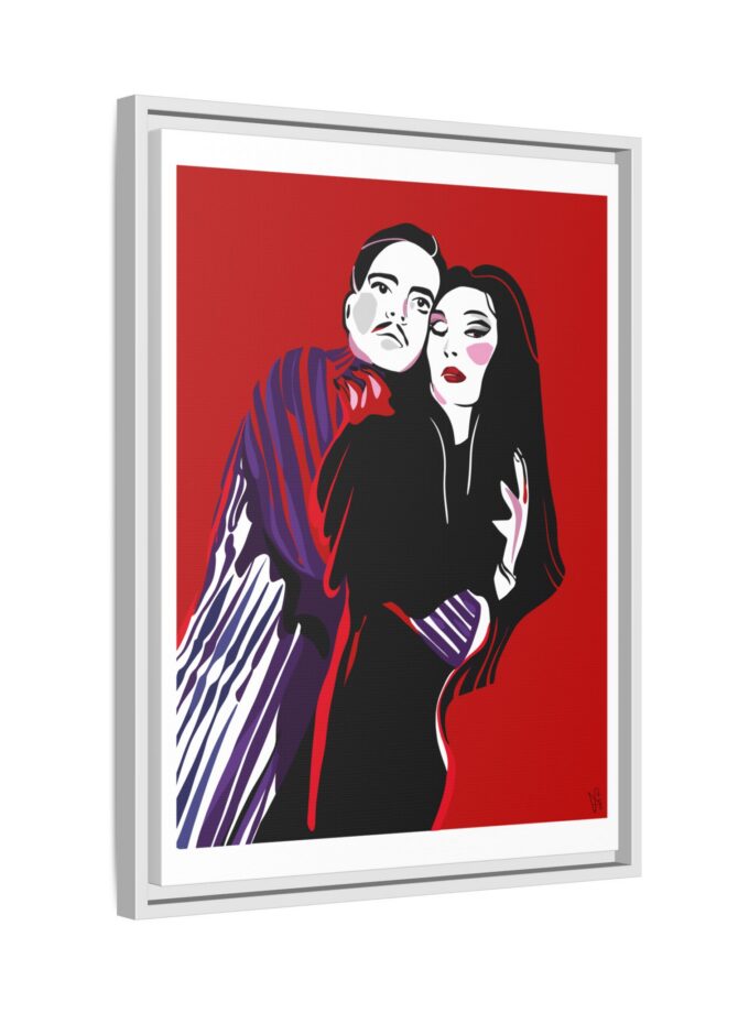 90' Bloody Halloween Canvas, Framed