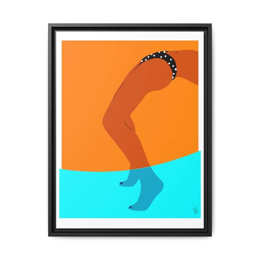 Pool Bridge Canvas, Framed - Image 13