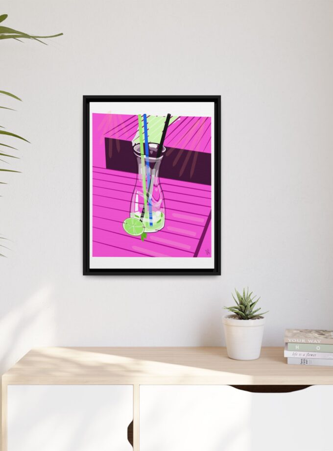 Mojito In Starigrad Canvas, Framed