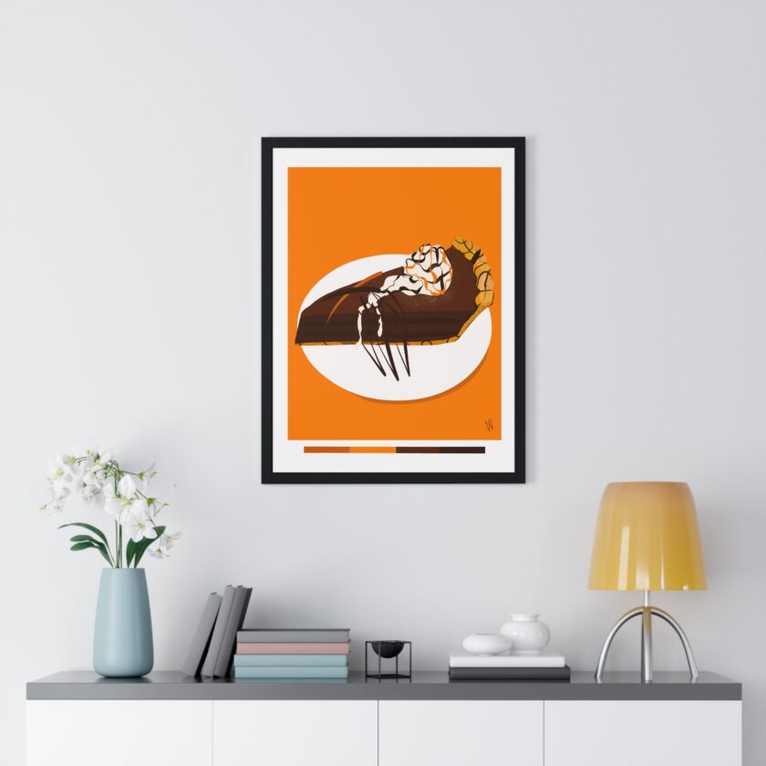 Chocolate Pie Poster, Framed - Image 8