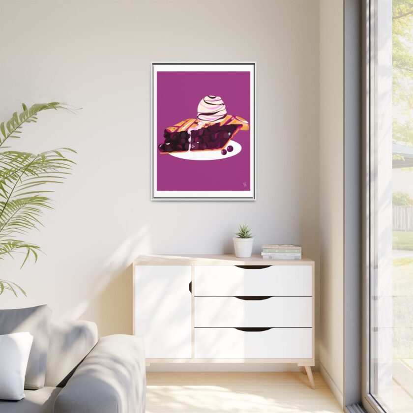 Blueberry Pie Canvas, Framed - Image 59