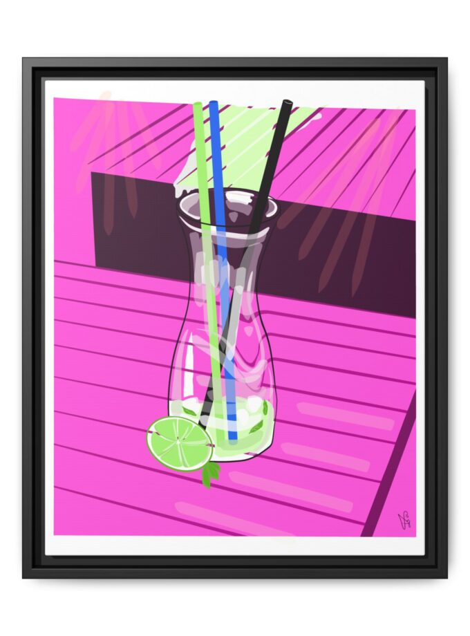 Mojito In Starigrad Canvas, Framed