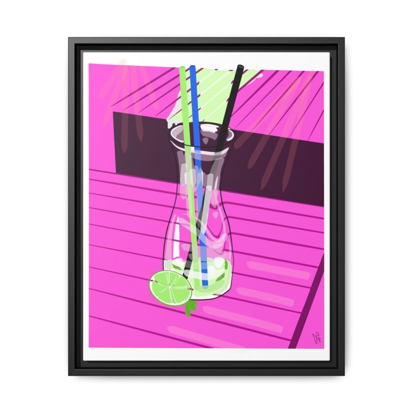 Mojito In Starigrad Canvas, Framed - Image 9